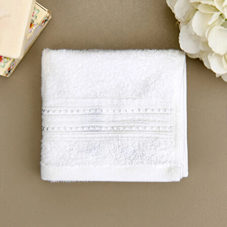 Soft Lapa El Havlusu - Beyaz - 30x50 cm