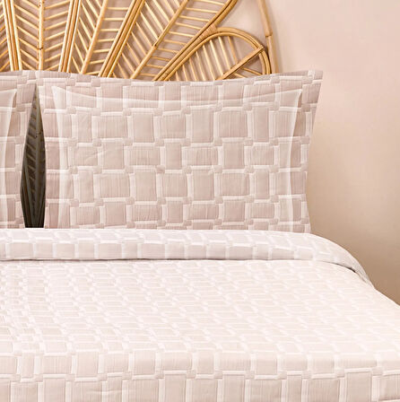 Soft Barella Çift Kişilik Yatak Örtüsü - Beyaz - 260x250 cm