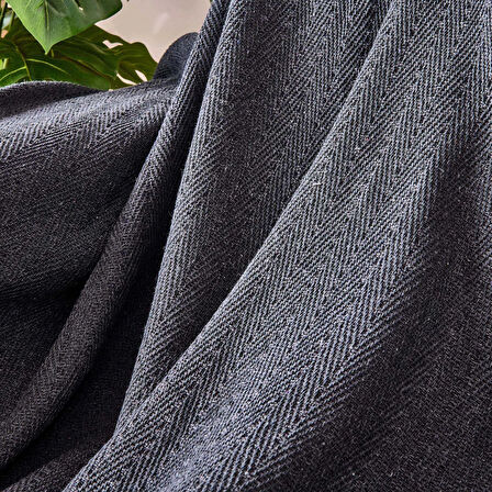 Soft Koltuk Şalı - Antrasit - 180x210 cm