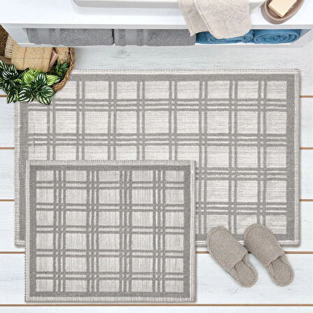 Soft Rhodes 2'li Bukle Paspas - Gri