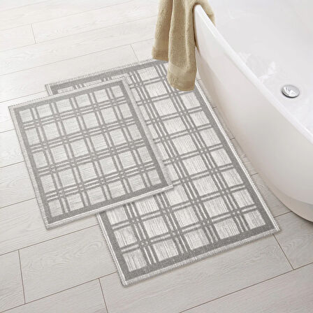 Soft Rhodes 2'li Bukle Paspas - Gri