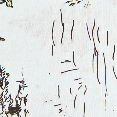 Soft Pacha Çift Kişilik Nevresim Takımı - Mavi / Antrasit