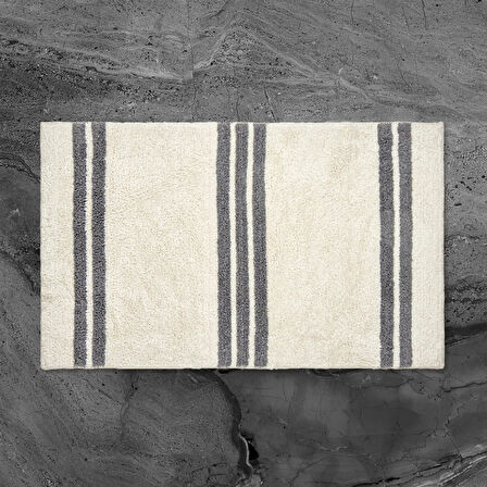 Soft Lucia Banyo Paspası - Beyaz - 60x100 cm