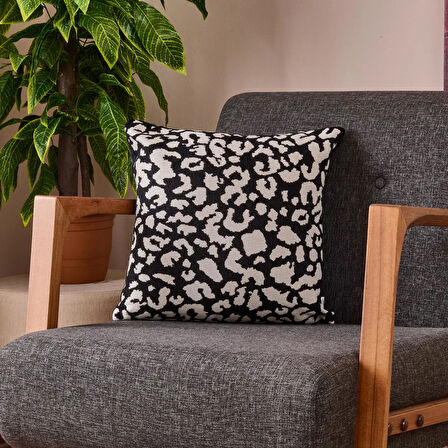 Soft Gevorm Kırlent - Siyah - 43x43 cm