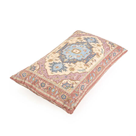 Soft Etnik Desenli Kırlent - Renkli - 30x50 cm