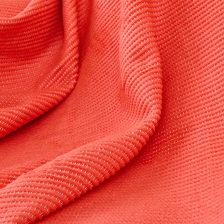 Soft Moza Pamuklu Tv Battaniyesi - Yavruağzı - 130x170 cm