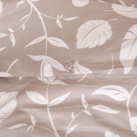 Soft Avis Çift Kişilik Nevresim Takımı - Ekru / Taş