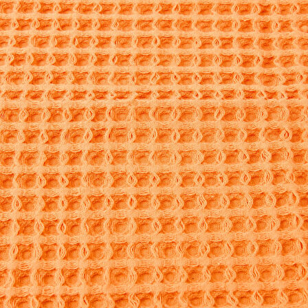 Soft Waffle Mutfak Havlusu - Turuncu - 30x45 cm