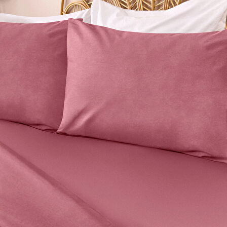 Soft Çift Kişilik Nevresim Takımı - Gülkurusu