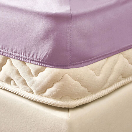 Soft Çift Kişilik Lastikli Çarşaf - Pembe - 180x200 cm