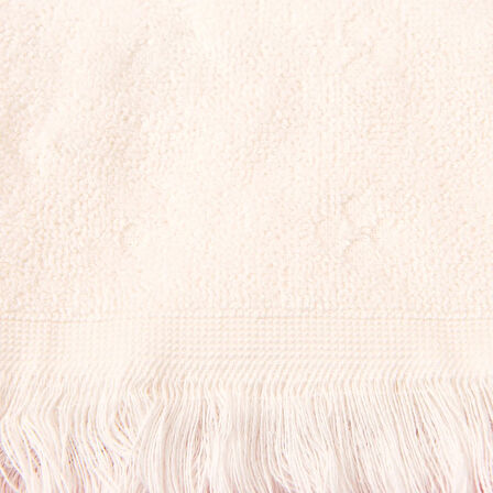 Soft Bordura El Havlusu - Ekru - 30x50 cm