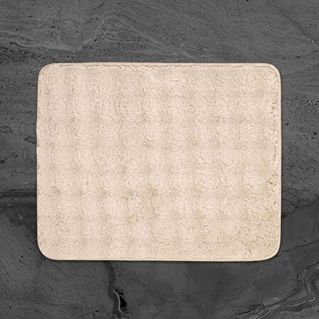 Soft Artos 2'li Banyo Paspası - Bej - 60x100 cm + 50x60 cm