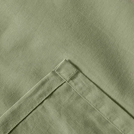 Soft King Size Çift Kişilik Çarşaf - Yeşil - 260x280 cm