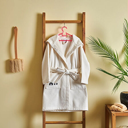 Panda Çocuk Bornoz - 4-6 Yaş