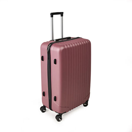 Travel Line Büyük Boy ABS Valiz - Gülkurusu - 76x52x30 cm