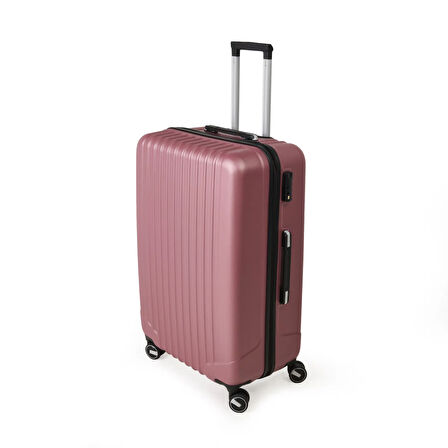 Travel Line Büyük Boy ABS Valiz - Gülkurusu - 76x52x30 cm