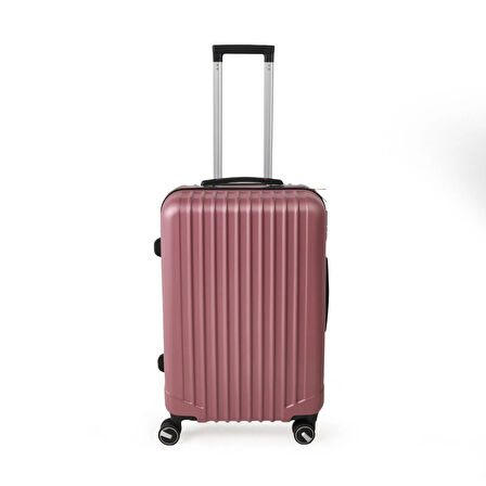 Travel Line Orta Boy ABS Valiz - Gülkurusu - 66x45x26 cm