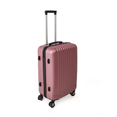 Travel Line Orta Boy ABS Valiz - Gülkurusu - 66x45x26 cm