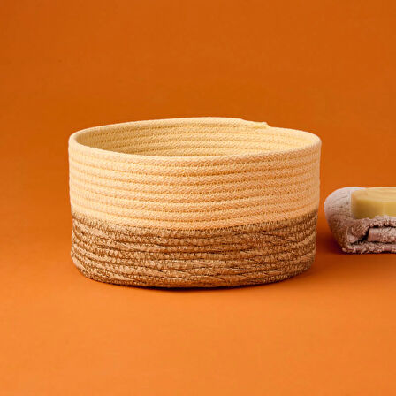 Living Sun Madness Dekoratif Sepet - Bej / Kahverengi - 20x10 cm