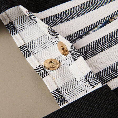 Soft Plaj Çantası - Siyah - 48x35 cm