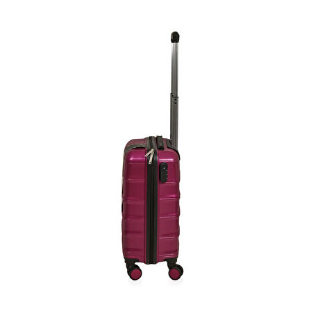 PP Kabin Boy Valiz - Mürdüm - 58x33x23 cm