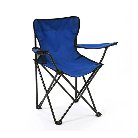 Living Piknik ve Kamp Sandalyesi - Mavi - 76x52x82 cm