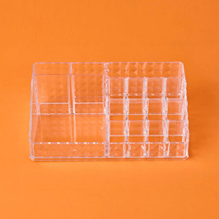 Living Diamond Klasik Organizer - Şeffaf - 23x13x9 cm