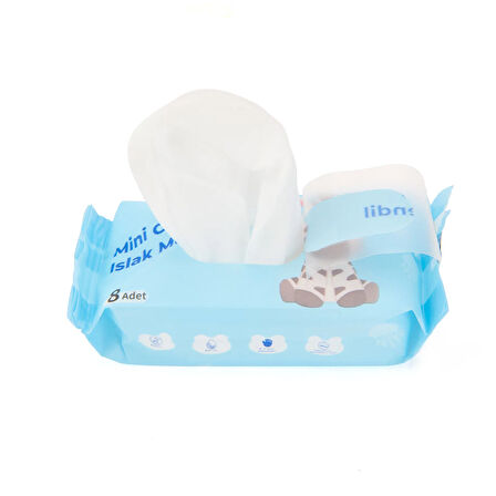 Home 8'li Mini Cep Tipi Islak Mendil - Asorti