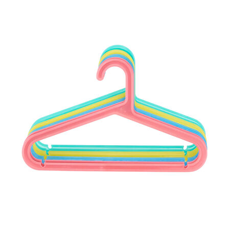 8'li Çocuk Elbise Askısı - Renkli - 32x20 cm