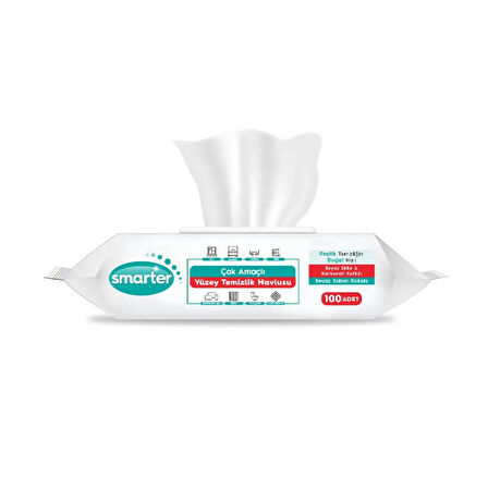 100'lü Yüzey Temizlik Havlusu - Beyaz