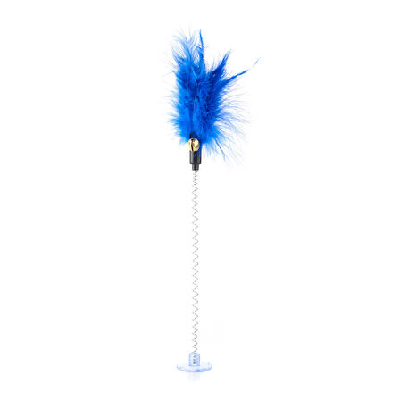 Vantuzlu Tüylü Kedi Oyuncağı - Asorti - 33 cm