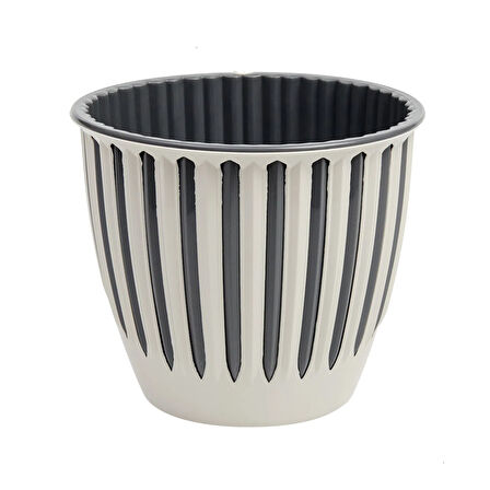 Piyano Saksı - Beyaz - 1,9 lt