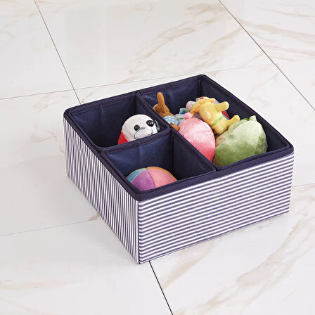 Home 4'lü Çekmece İçi Organizer Lacivert