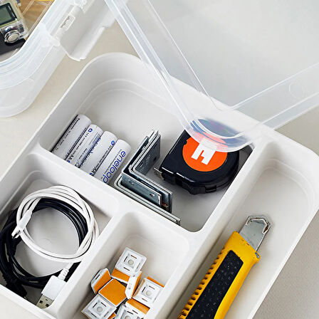 My Box Bölmeli Organizer Kutu - Asorti - 4,5 lt