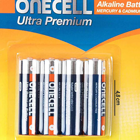 Ultra Premium Alkalin 1,5 V. 8'li AA Boy Pil