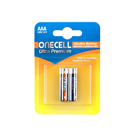 Ultra Premium Alkalin 1,5 V. 2'li AAA Boy Pil