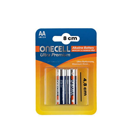 Ultra Premium Alkalin 1,5 V. 2'li AA Boy Pil