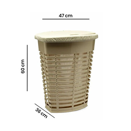 Kirli Çamaşır Sepeti - 50 lt