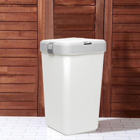 Mono Çamaşır Sepeti - Beyaz - 40 lt