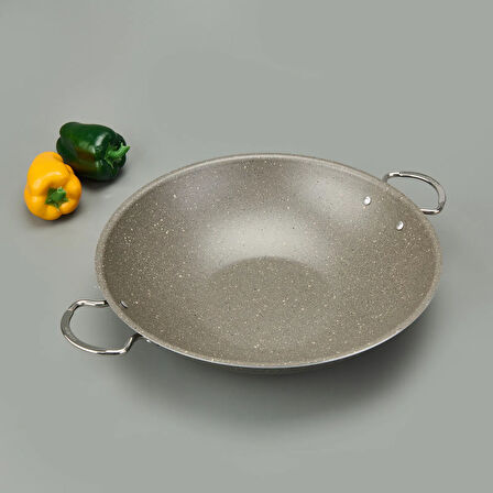 Kavurma Sacı - Gri - 32 cm