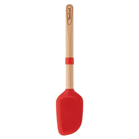 Ingenio Ahşap Silikon Spatula - Kırmızı - 32 cm
