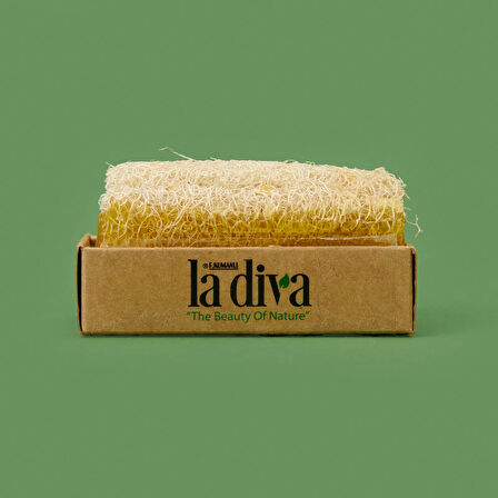 Diva Kükürtlü Kabak Lifli Sabun - Kahverengi - 130 gr