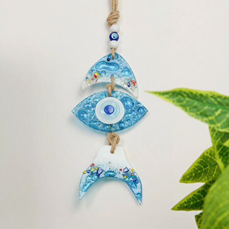 Deco Fish Cam Dekor - Mavi - 22 cm