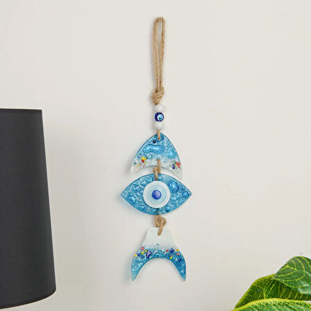 Deco Fish Cam Dekor - Mavi - 22 cm