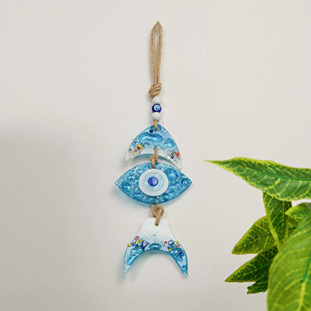 Deco Fish Cam Dekor - Mavi - 22 cm