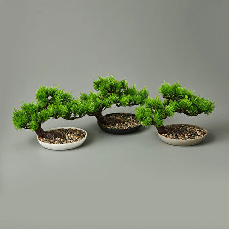 Dekor Bonsai Yapay Çiçek - Asorti - 25x18 cm