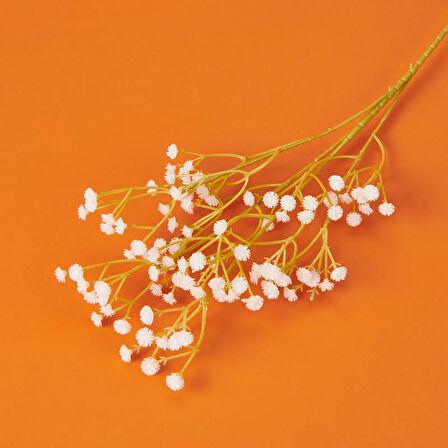 Cipso Yapay Çiçek - Beyaz - 63 cm