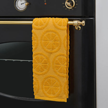 Soft Zitrone Mutfak Havlusu - Hardal - 40x66 cm