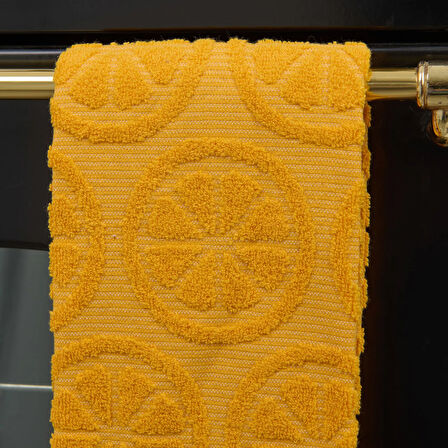 Soft Zitrone Mutfak Havlusu - Hardal - 40x66 cm