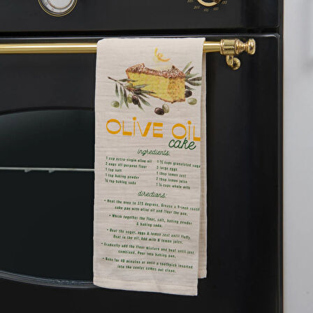 Soft Aliva Mutfak Havlusu - Beyaz - 40x66 cm